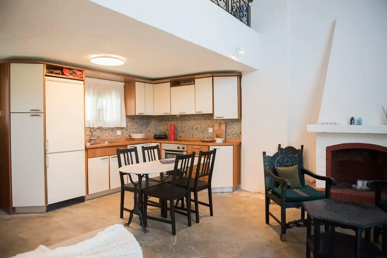 Vakantiehuis White Blossom Villa #Fourka Skála Foúrkas Griekenland